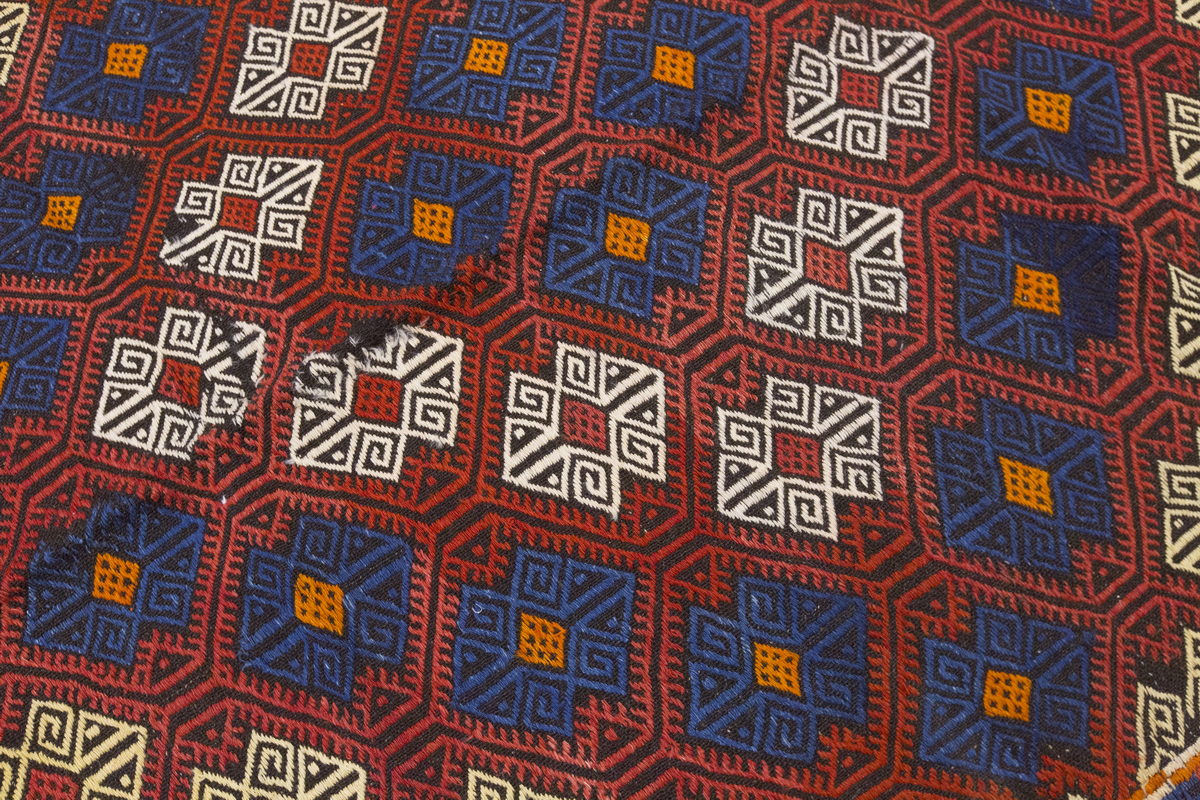 Vintage Large Cicim Rug, 185 x 244 cm / 6 x 8 feet