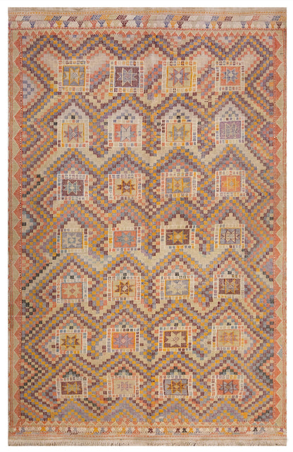 Vintage Large Cicim Rug, 186 x 277 cm / 6.1 x 9.1 feet