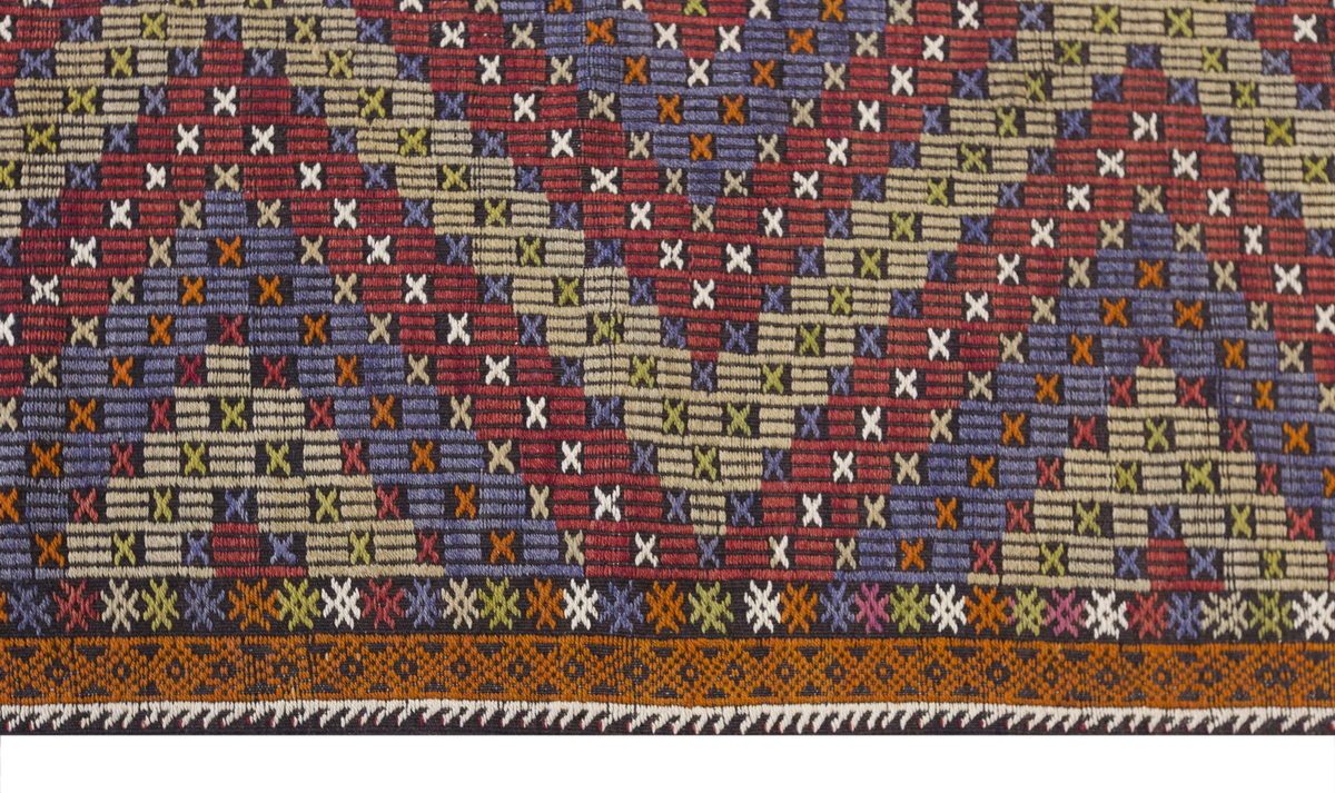 Vintage Large Cicim Rug, 188 x 345 cm / 6.2 x 11.4 feet