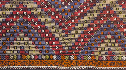 Vintage Large Cicim Rug, 188 x 345 cm / 6.2 x 11.4 feet