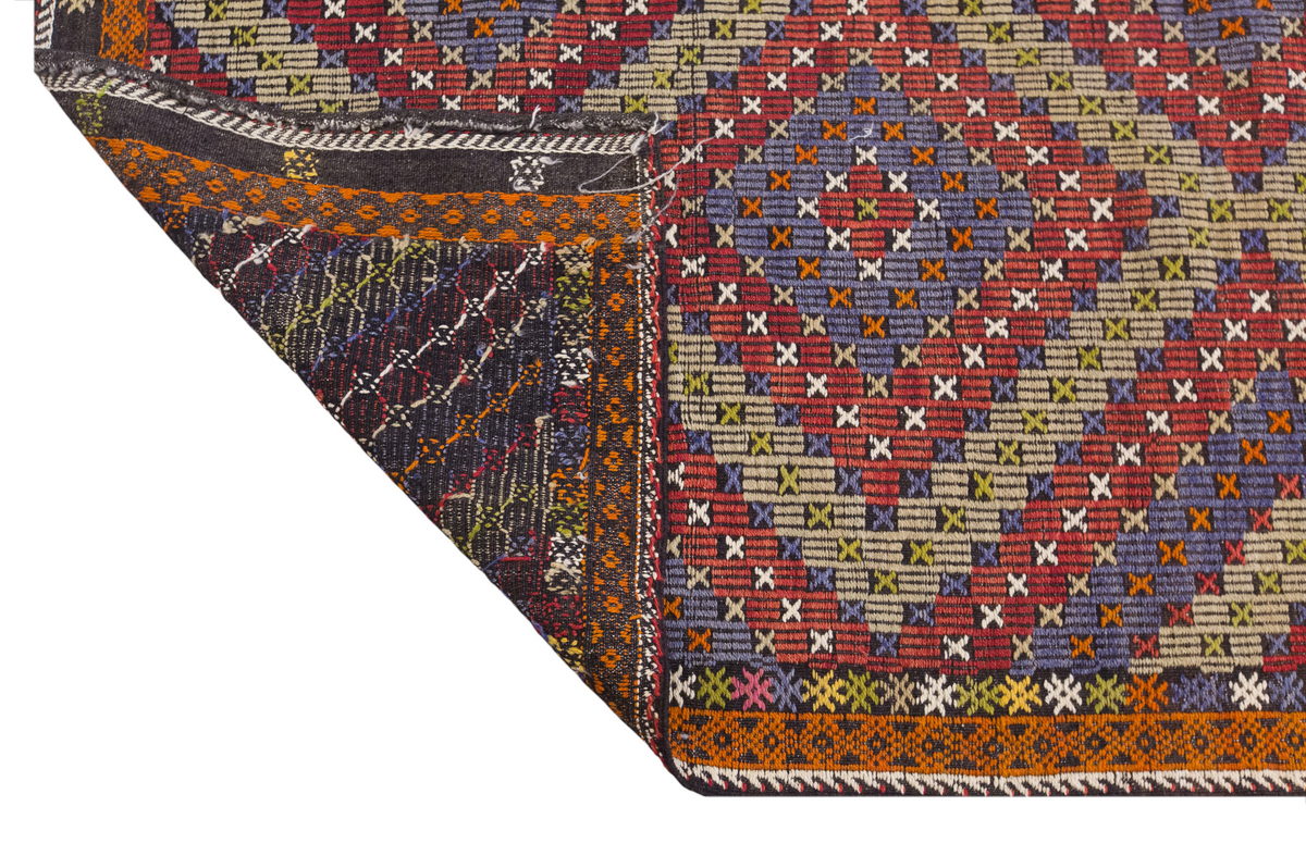 Vintage Large Cicim Rug, 188 x 345 cm / 6.2 x 11.4 feet