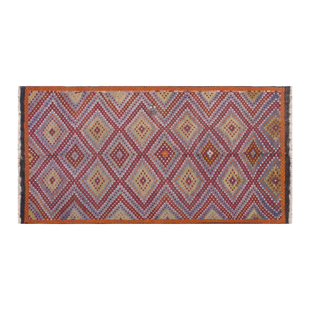 Vintage Large Cicim Rug, 188 x 362 cm / 6.2 x 12 feet