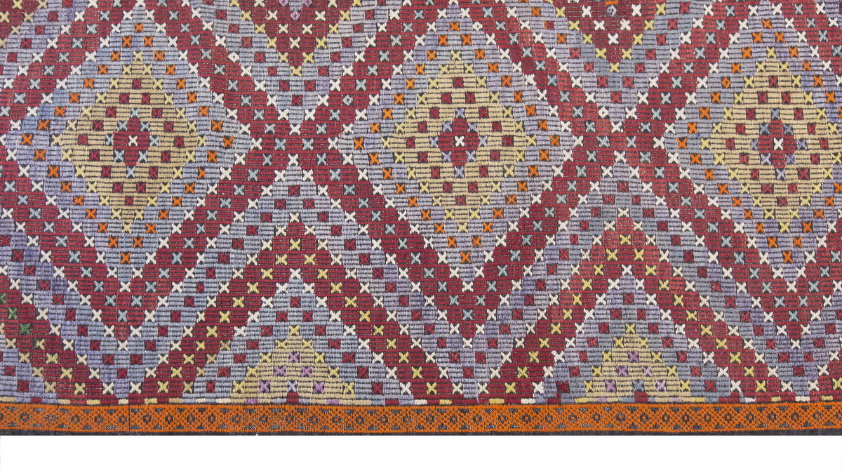 Vintage Large Cicim Rug, 188 x 362 cm / 6.2 x 12 feet