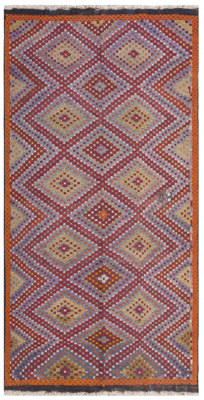 Vintage Large Cicim Rug, 188 x 362 cm / 6.2 x 12 feet