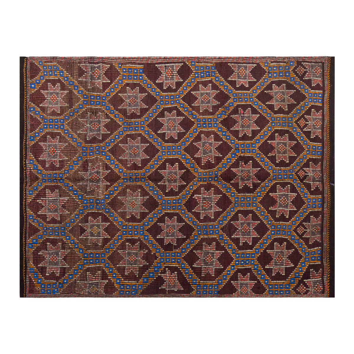 Vintage Large Cicim Rug, 190 x 246 cm / 6.3 x 8 feet
