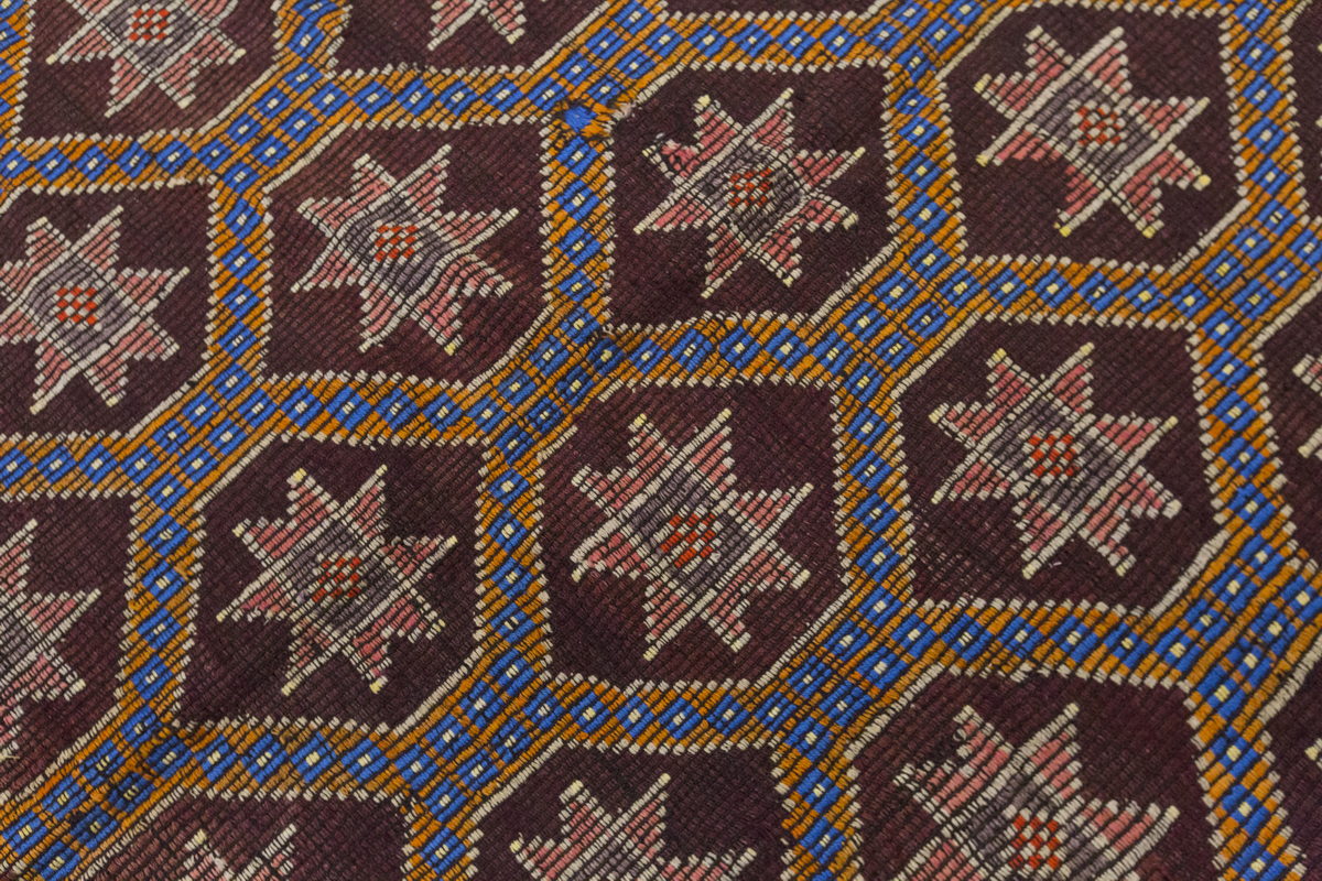 Vintage Large Cicim Rug, 190 x 246 cm / 6.3 x 8 feet