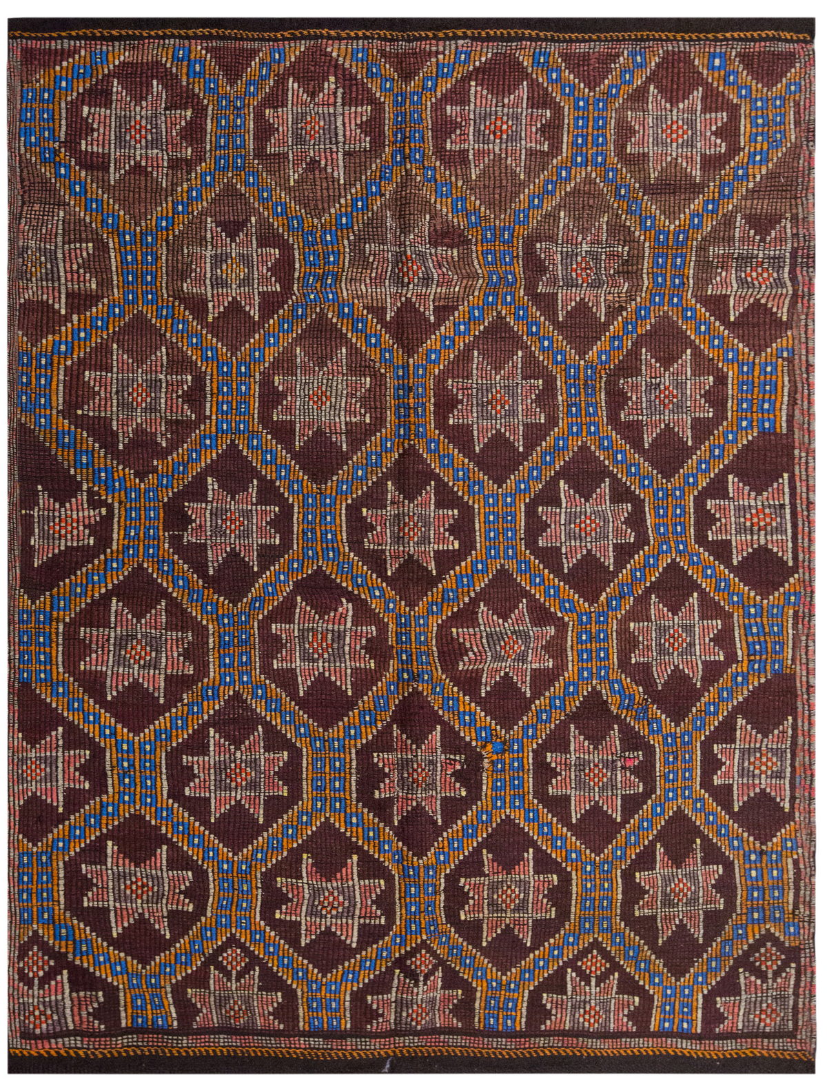 Vintage Large Cicim Rug, 190 x 246 cm / 6.3 x 8 feet