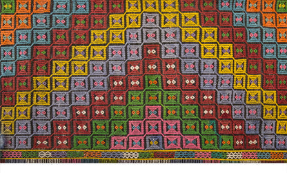 Vintage Large Cicim Rug, 190 x 330 cm / 6.3 x 11 feet