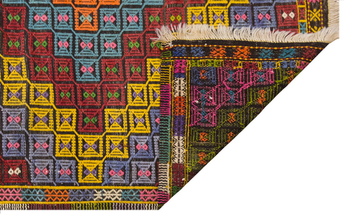 Vintage Large Cicim Rug, 190 x 330 cm / 6.3 x 11 feet