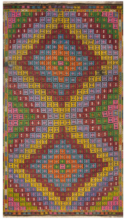Vintage Large Cicim Rug, 190 x 330 cm / 6.3 x 11 feet