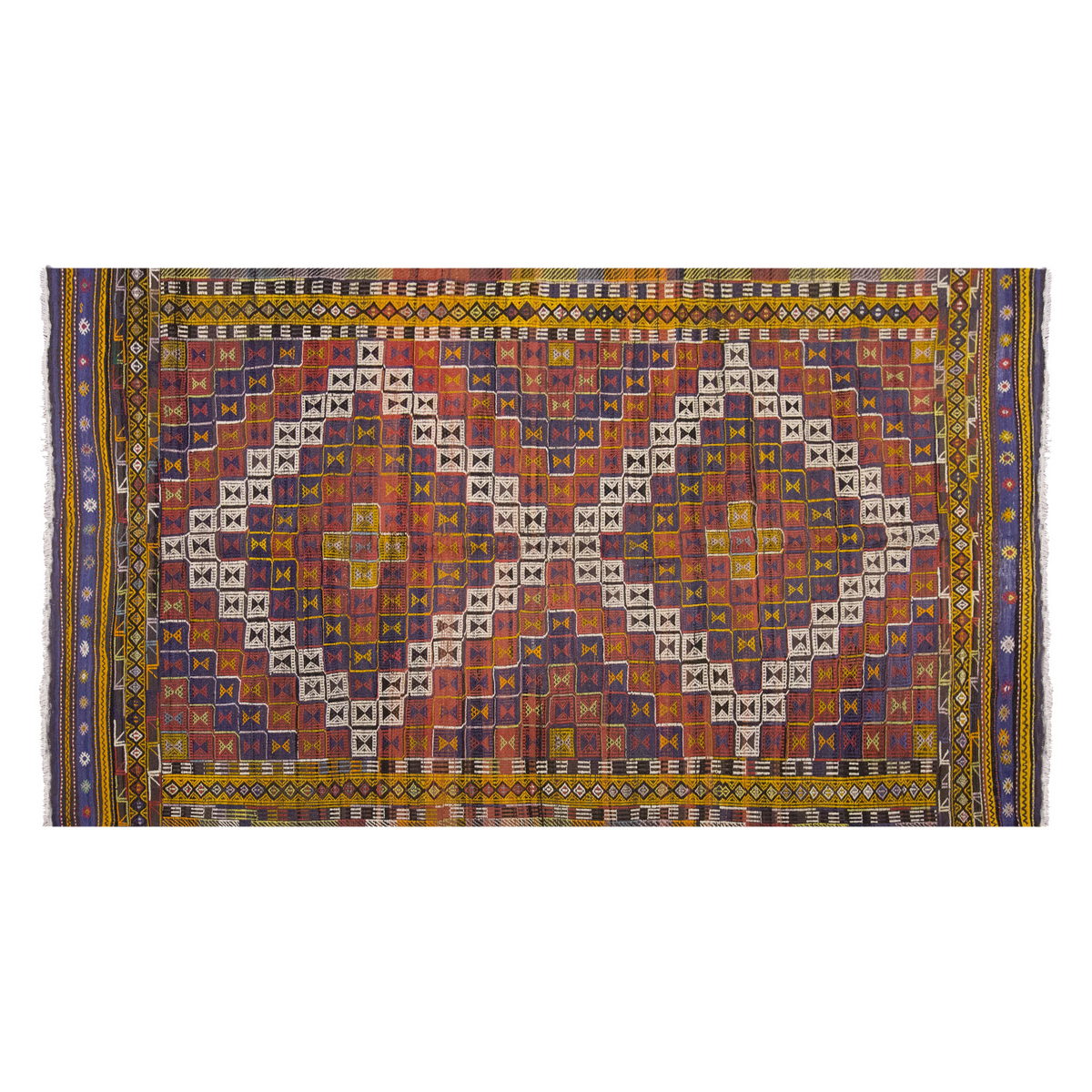 Vintage Large Cicim Rug, 190 x 334 cm / 6.3 x 11 feet
