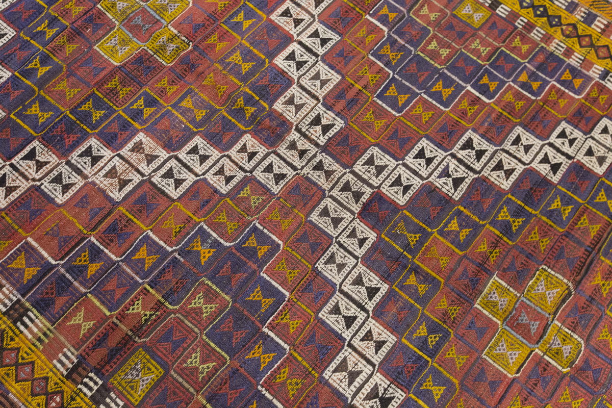 Vintage Large Cicim Rug, 190 x 334 cm / 6.3 x 11 feet