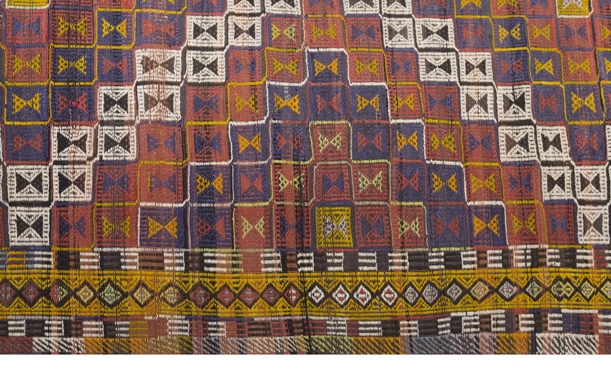 Vintage Large Cicim Rug, 190 x 334 cm / 6.3 x 11 feet