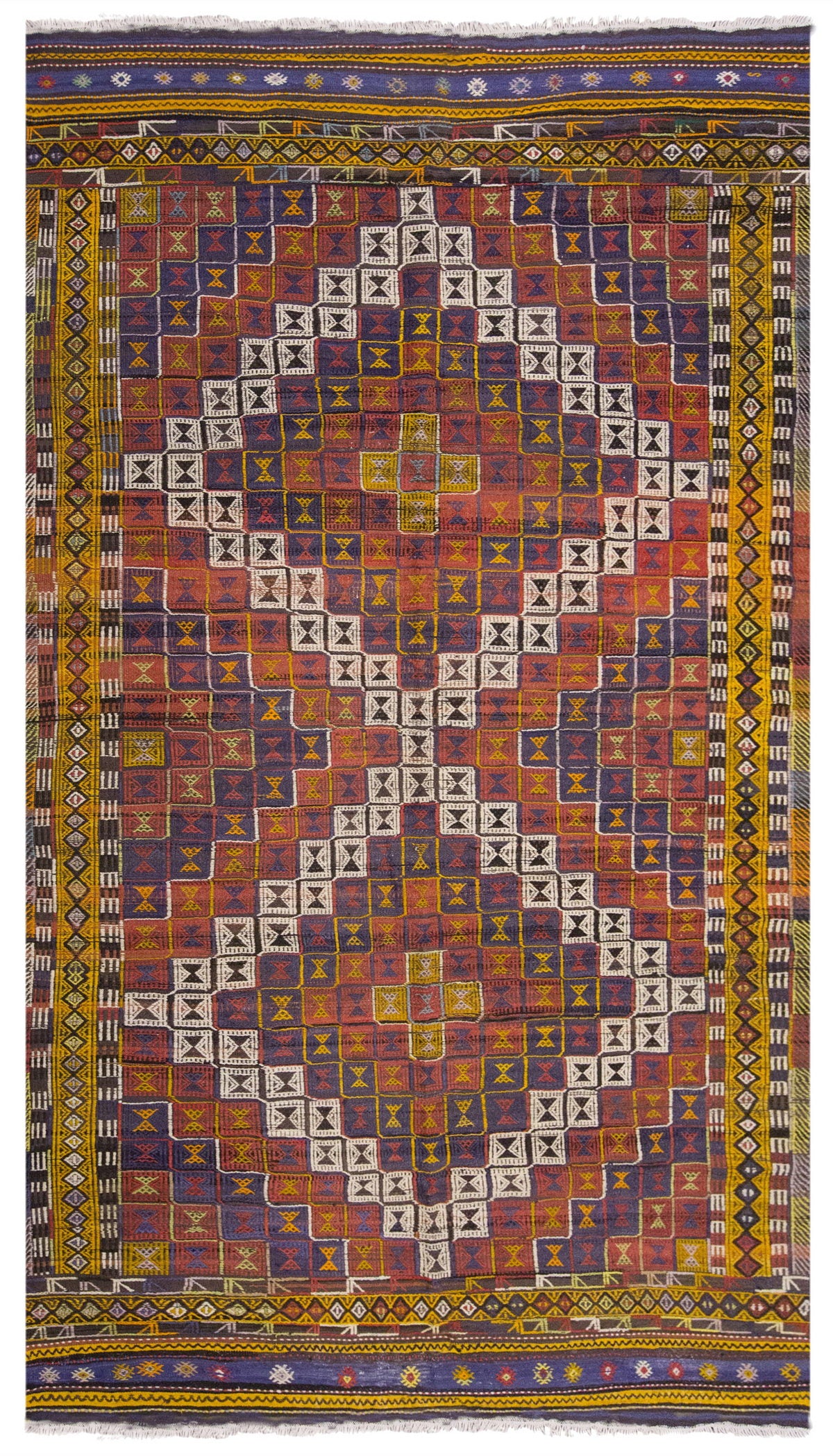 Vintage Large Cicim Rug, 190 x 334 cm / 6.3 x 11 feet