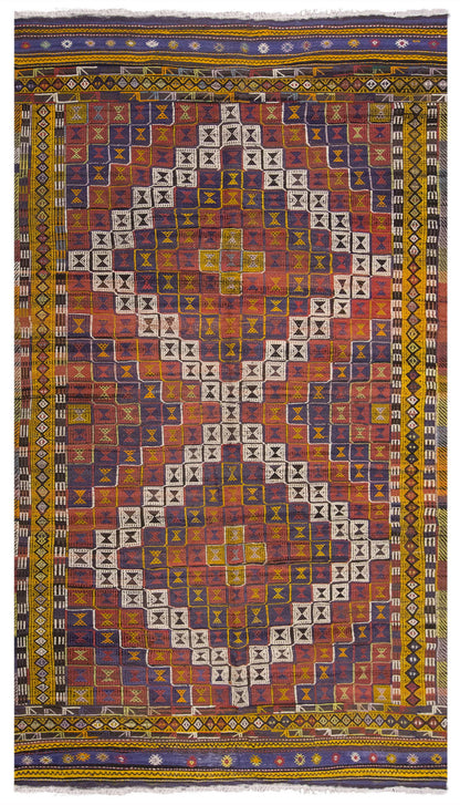 Vintage Large Cicim Rug, 190 x 334 cm / 6.3 x 11 feet