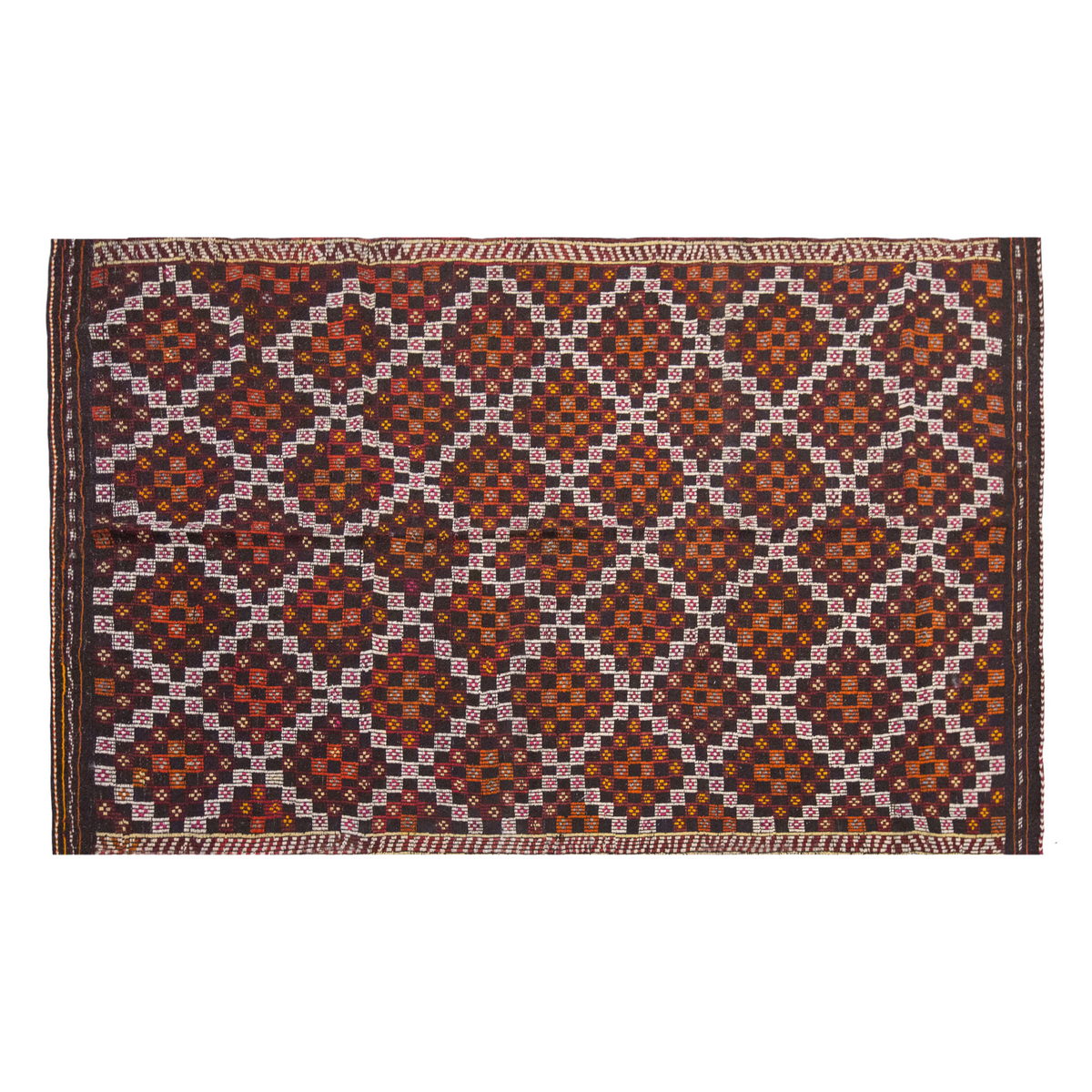 Vintage Large Cicim Rug, 195 x 314 cm 6.5 x 10.4 feet