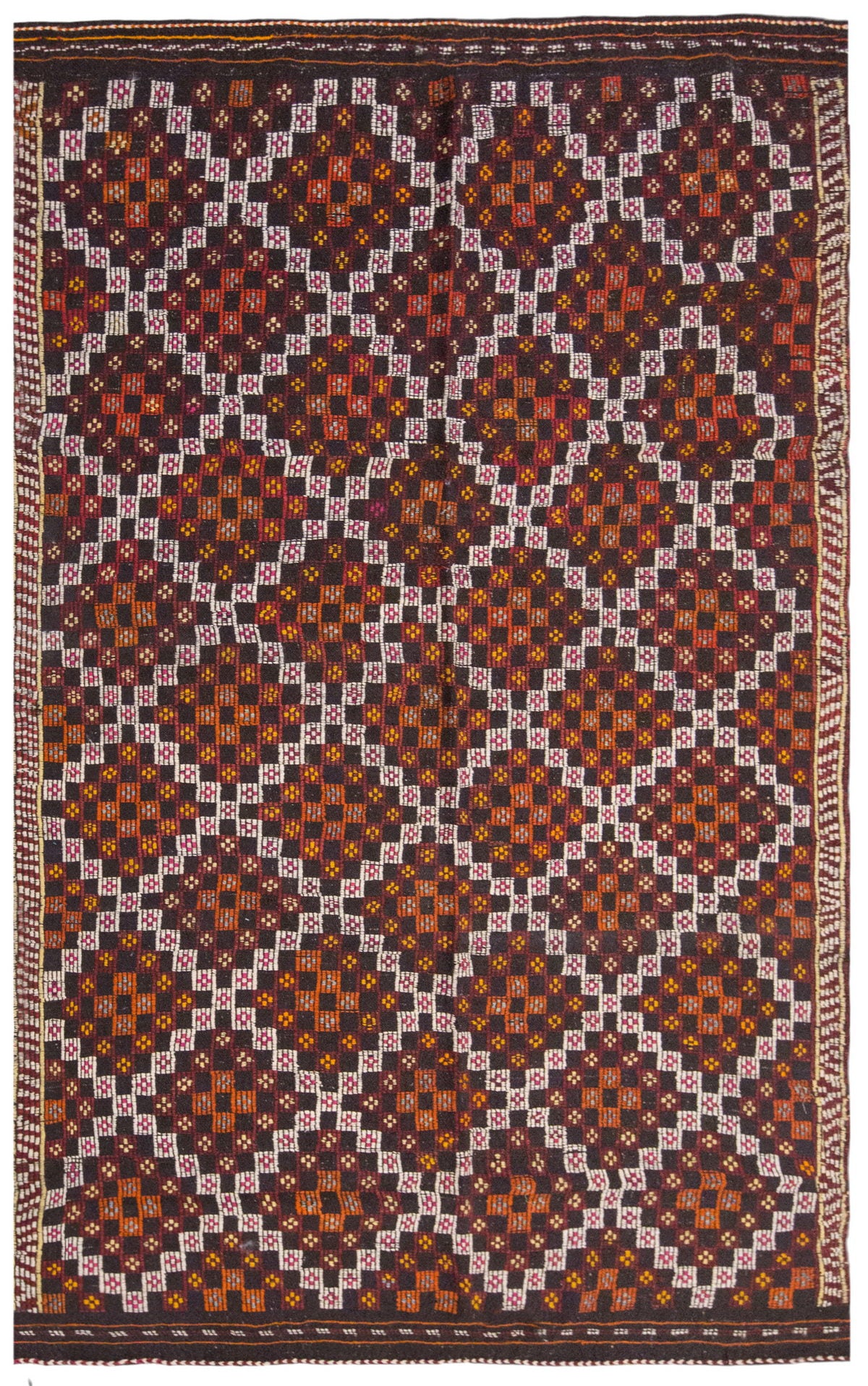 Vintage Large Cicim Rug, 195 x 314 cm 6.5 x 10.4 feet