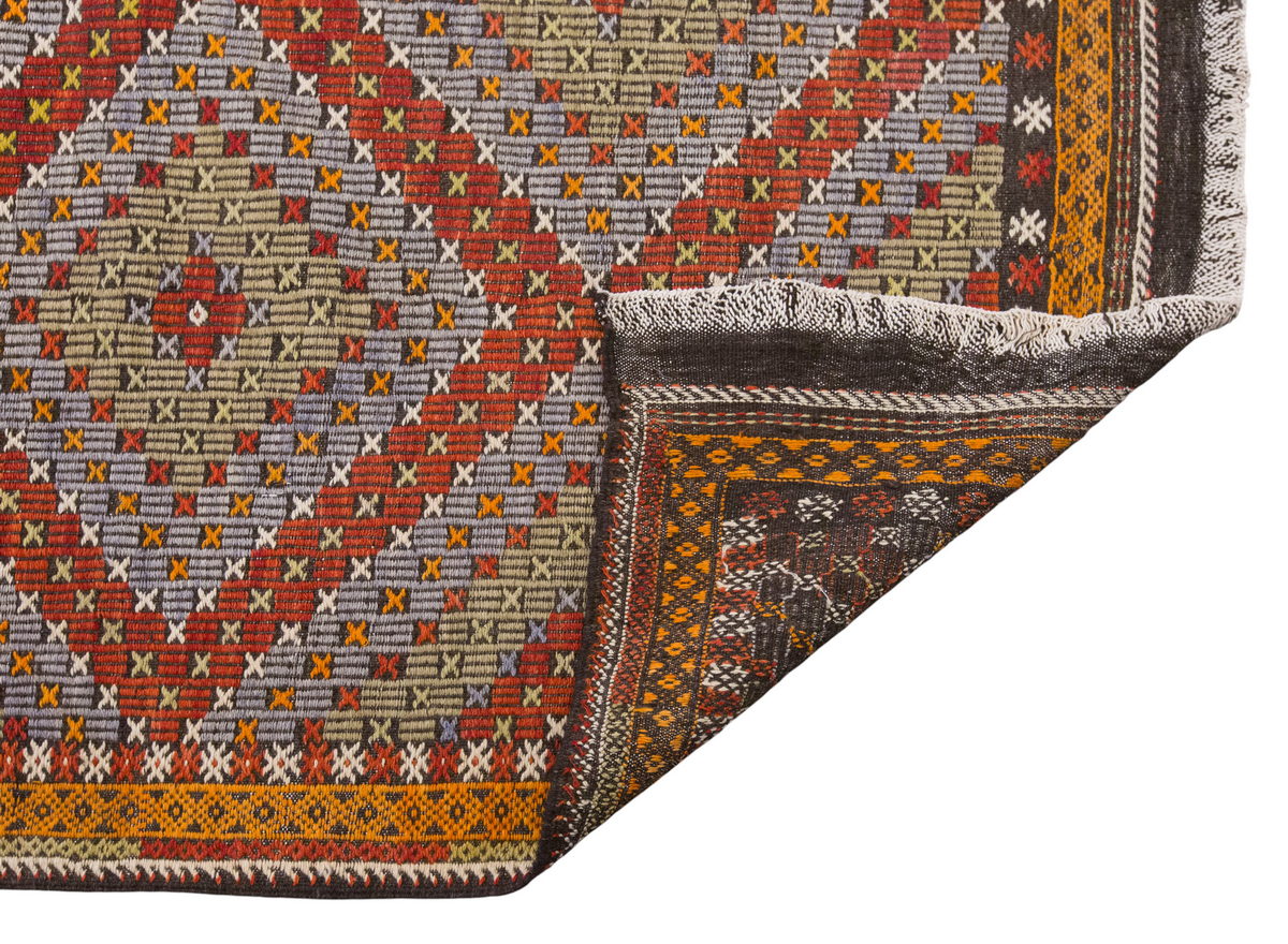 Vintage Large Cicim Rug, 196 x 350 cm / 6.5 x 11.6 feet