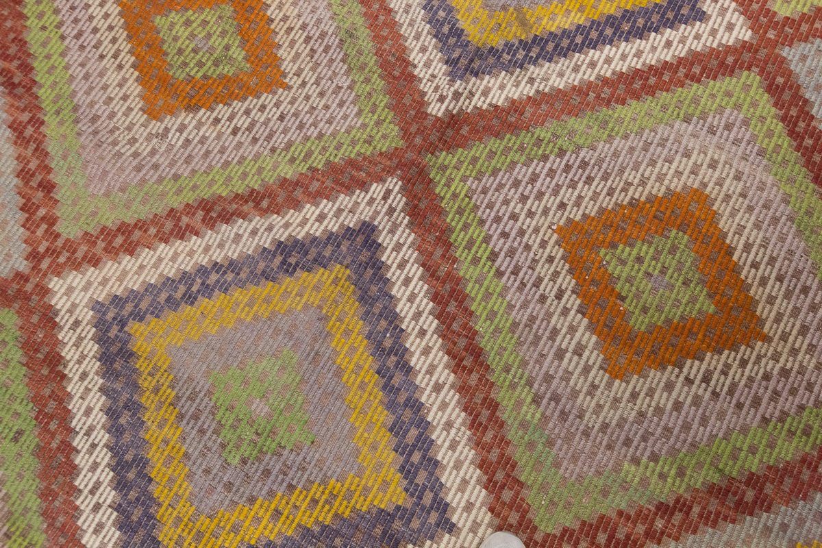 Vintage Large Cicim Rug, 202 x 337 cm / 6.8 x 11 feet