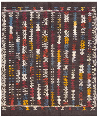 Vintage Large Cicim Rug, 204 x 263 cm 6.8 x 8.8 feet