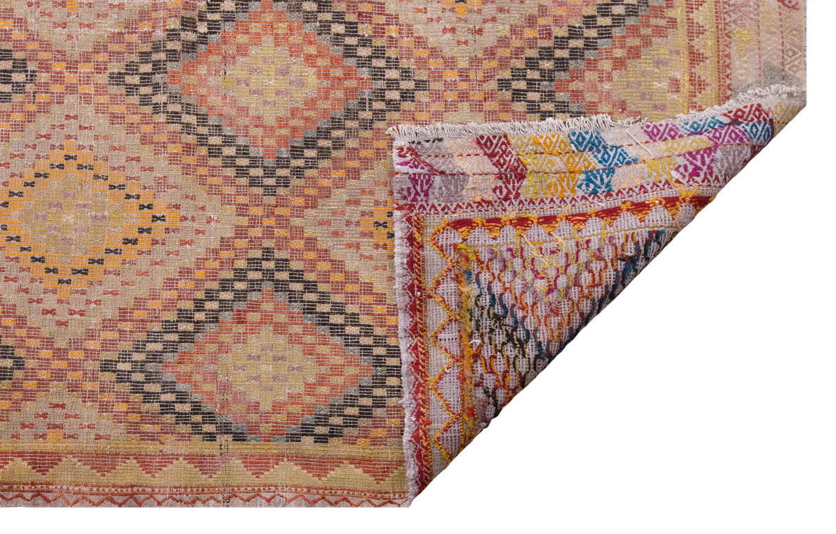Vintage Large Cicim Rug, 204 x 310cm /6.8 x 10.2 feet