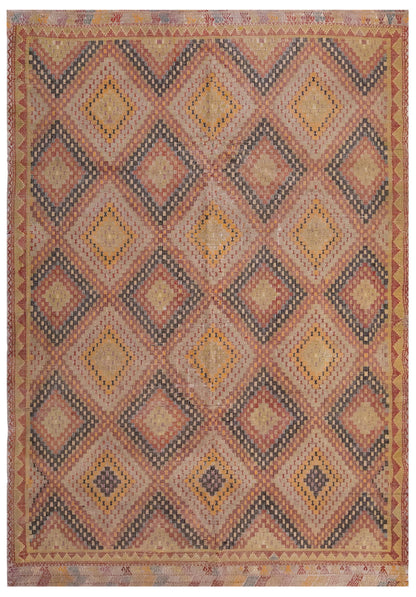 Vintage Large Cicim Rug, 204 x 310cm /6.8 x 10.2 feet