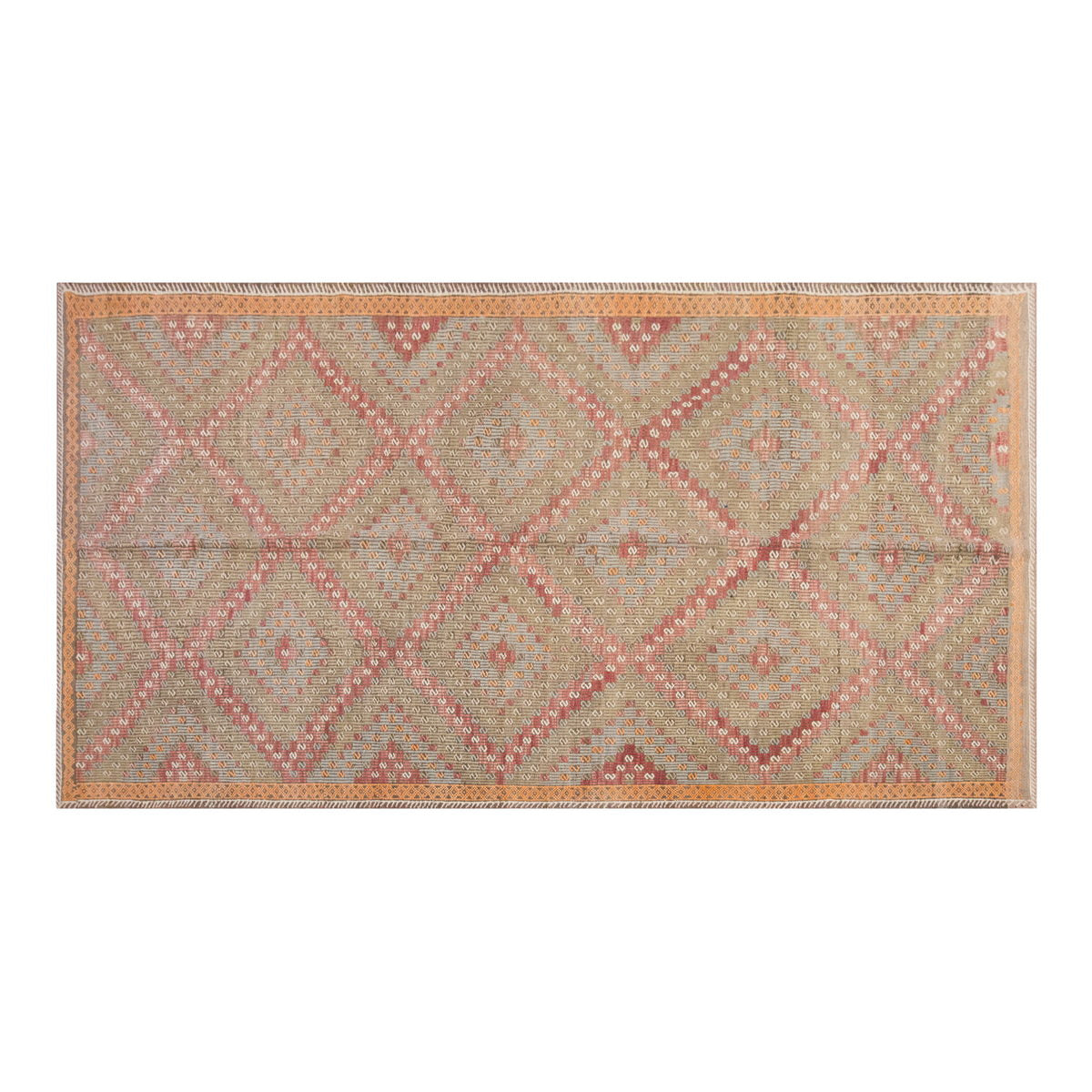 Vintage Large Cicim Rug, 204 x 355 cm / 6.8 x 11.8 feet