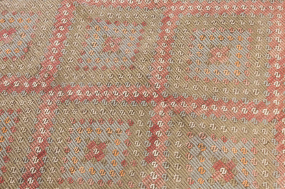 Vintage Large Cicim Rug, 204 x 355 cm / 6.8 x 11.8 feet