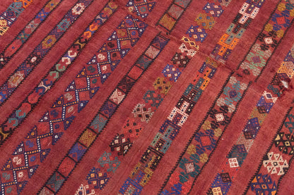 Vintage Large Cicim Rug, 208 x 296 cm / 7 x 9.9 feet