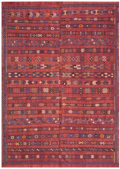 Vintage Large Cicim Rug, 208 x 296 cm / 7 x 9.9 feet