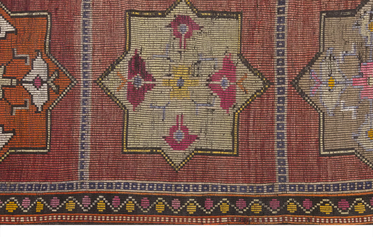 Vintage Large Cicim Rug, 212 x 310 cm / 7 x 10.2 feet