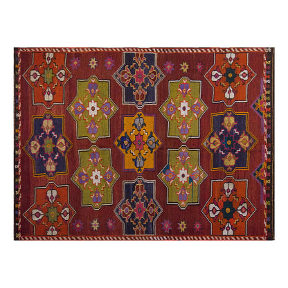 Vintage Large Cicim Rug, 214 x 278 cm / 7 x 9.1 feet
