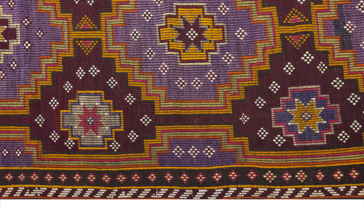 Vintage Large Cicim Rug, 215 x 316 cm / 7 x 10.4 feet