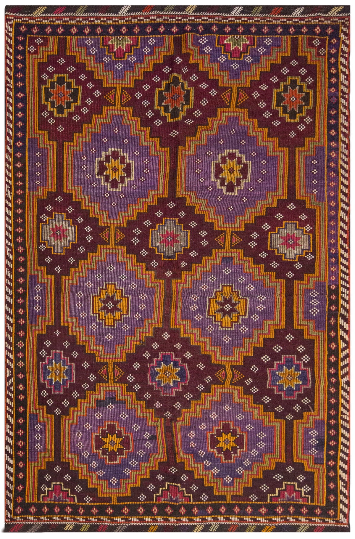 Vintage Large Cicim Rug, 215 x 316 cm / 7 x 10.4 feet