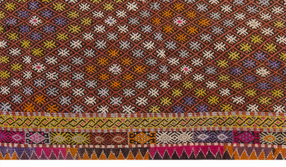 Vintage Large Cicim Rug, 220 x 322 cm / 7.3 x 10.7 feet