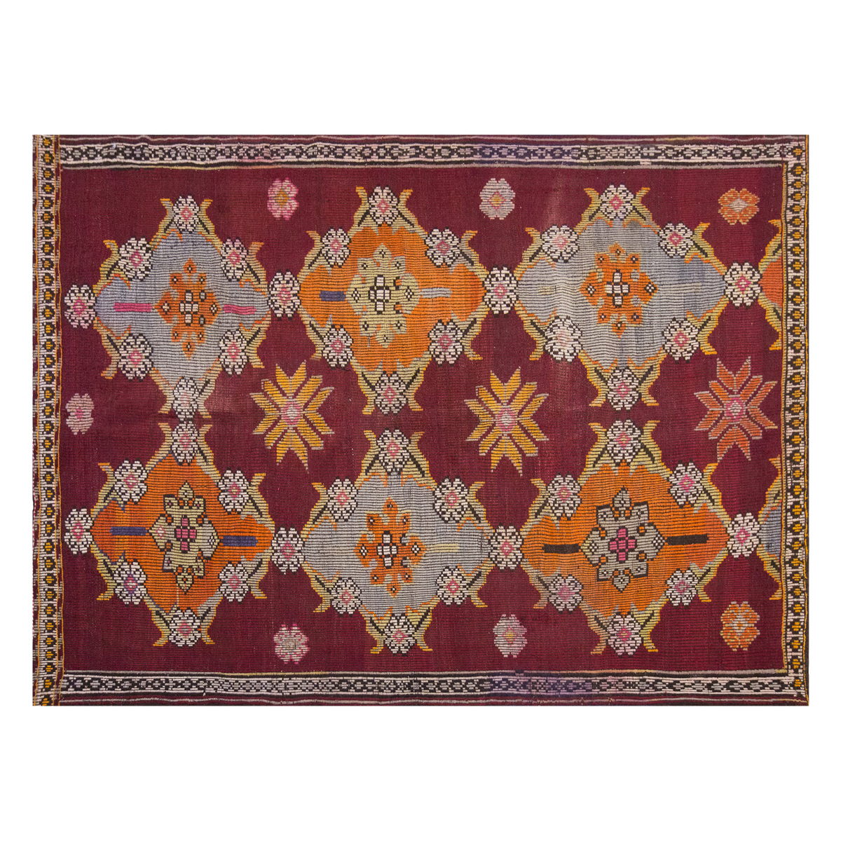 Vintage Large Cicim Rug, 233 x 307 cm / 7.8 x 910 feet