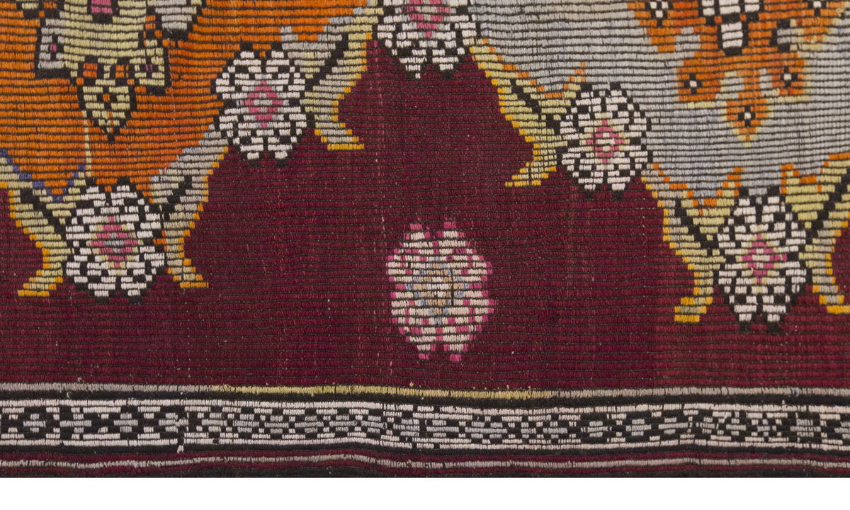 Vintage Large Cicim Rug, 233 x 307 cm / 7.8 x 910 feet