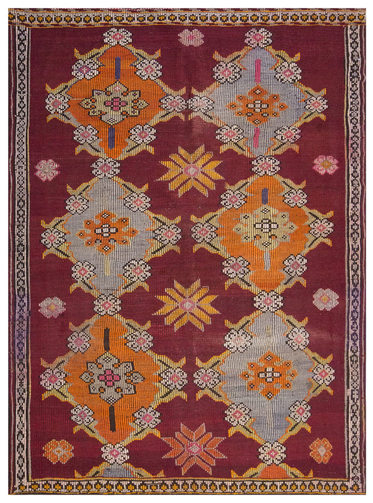 Vintage Large Cicim Rug, 233 x 307 cm / 7.8 x 910 feet
