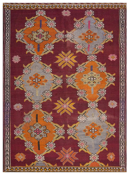 Vintage Large Cicim Rug, 233 x 307 cm / 7.8 x 910 feet