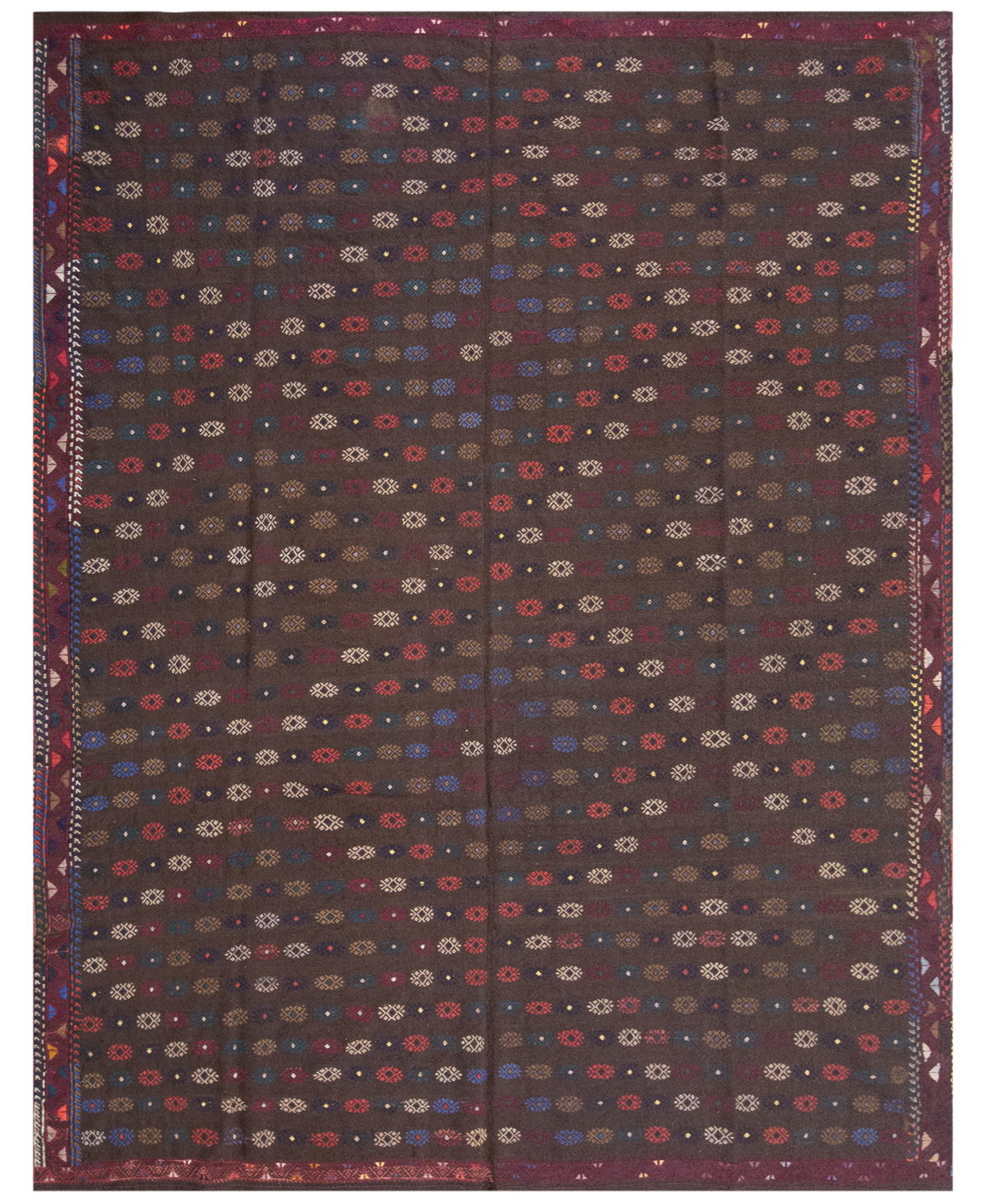 Vintage Large Cicim Rug, 239 x 328 cm / 8 x 10.9 feet