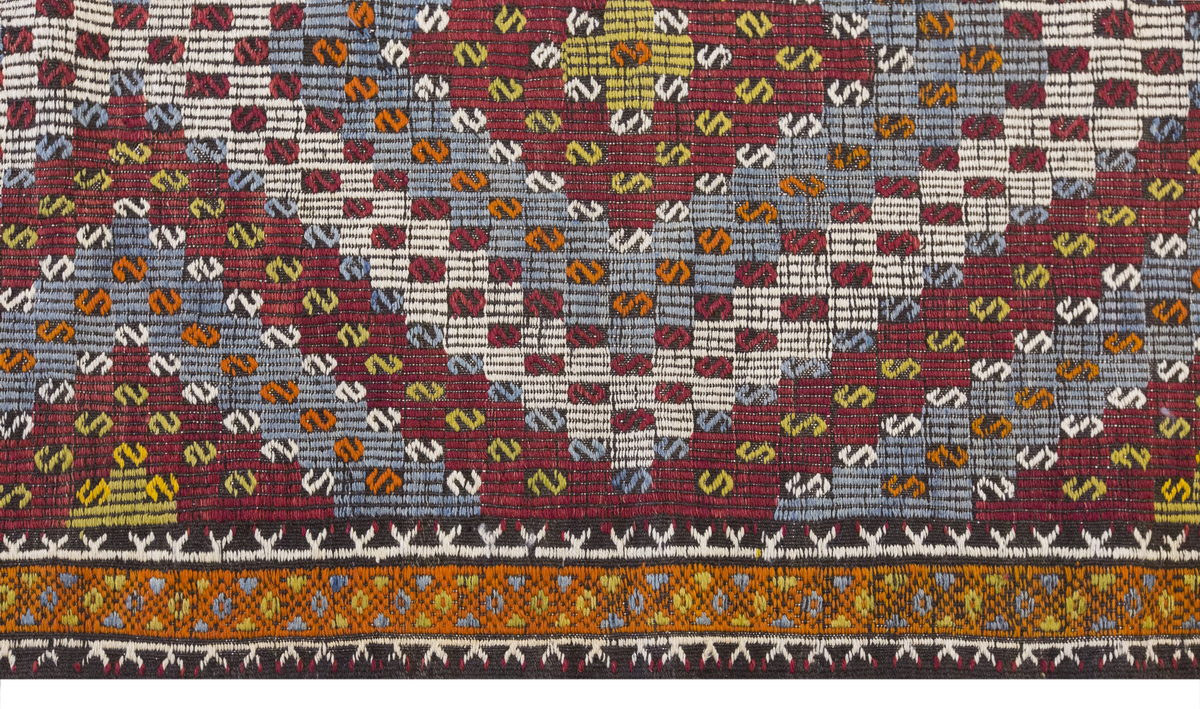 Vintage Large Cicim Rug, 282 x 313 cm /9.3 x 10.3 feet