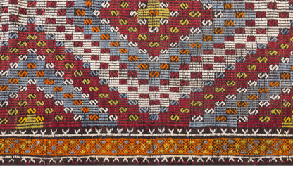 Vintage Large Cicim Rug, 282 x 313 cm /9.3 x 10.3 feet