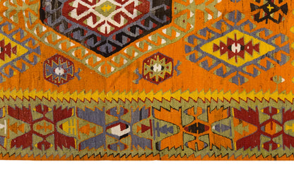 Vintage Large Denizli Çal Kilim, 158 x 248 cm / 5.2 x 8.2 ft Kilim