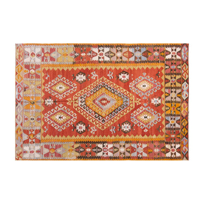Vintage Large Denizli Çal Kilim, 170 x 316 cm / 5.7 x 10.4 ft Kilim