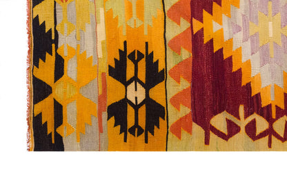 Vintage Large Denizli Çal Kilim, 174 x 311 cm / 5.9 x 10.2 ft Kilim