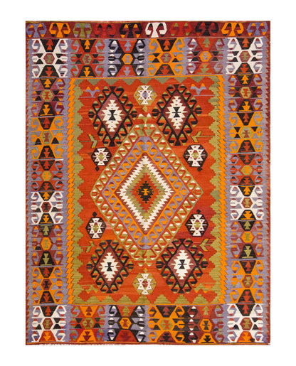 Vintage Large Denizli köprübaşı,  184 x 277 cm / 6 x 10 ft Kilim