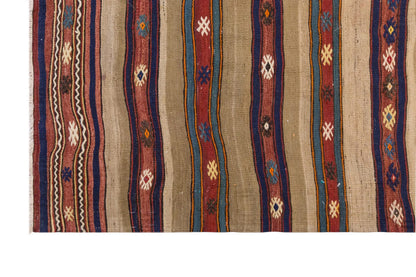 Vintage Large Fethiye Kilim, 150 x 227 cm / 5 x 7.5 ft Kilim