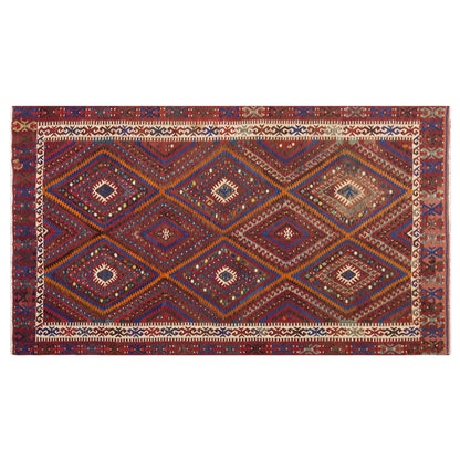 Vintage Large Fethiye Kilim, 160 x 268 cm / 5.3 x 9 ft Kilim