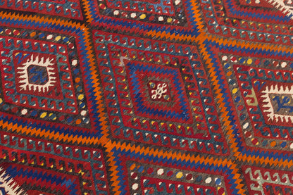 Vintage Large Fethiye Kilim, 160 x 268 cm / 5.3 x 9 ft Kilim
