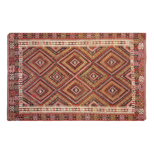 Vintage Large Fethiye Kilim, 160 x 304 cm / 5.3 x 10 ft Kilim